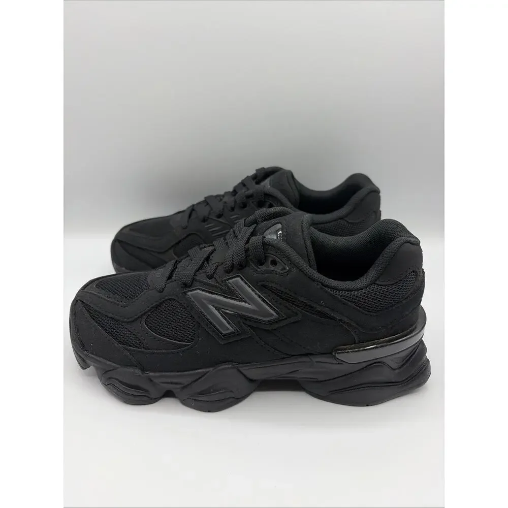 New Balance 9060 Triple Black GC9060BB GS & Boys SIZE US 3.5 EU 35.5 NWOB